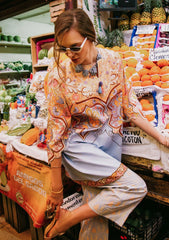 Lawn - Mushq - Hemline - La Dolce - Prints Vol-2 - HUN25#3B - WATER LILY