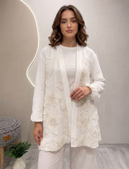 Pret - Moven - Floral Patterned 2 Piece - White