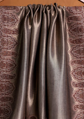 Pashmina Zari Jamawar Shawl D#02 - Brown