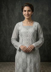 Formals - Riwaj - Fancy 26 - Thread Work - 2 Pcs - D#02 - Grey