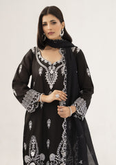 Lawn - Rayasha - Embroidered - RL#1301 - Black Whisper