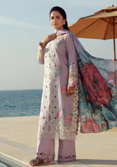 Lawn - Marwat Textiles - Gulmina - Unstitched 25 - D#05 - Muave Magic