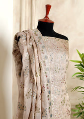 Formals - Fancy Closet - 2 pcs Suit - Chiffon Jamawar D#530 L Skin