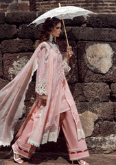 Lawn - Marwat Textiles - Gulmina - Luxury 25 - Vol-II - D#01 - ROSE DUSK