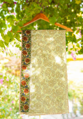 Digital Printed Lawn Shawl Qalamkar Patch D - 03 - M Pista