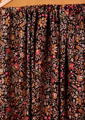 Pashmina Embroidered Jaaldar Shawl D#06 - Black