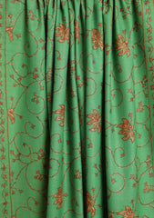 Pashmina Kashmiri Jaaldar Shawl D#148 - Parrot