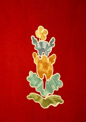 Wool Jamawar Shawl D - 02 - Maroon