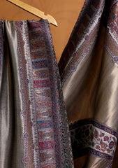 Pashmina Zari Jamawar Shawl D#17 - Purple