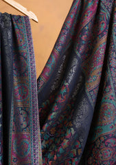 Pashmina Jamawar Shawl D#208 - N Blue