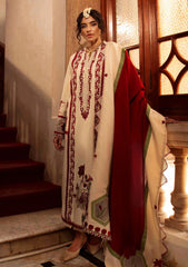 Winter Collection - Crimson - Aaleen - Winter Unstitched 24 - Musafir