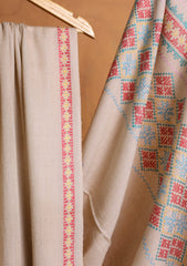 Pashmina Needle Work Shawl D#20 - L Skin
