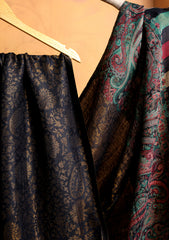 Pashmina Zari Jamawar Shawl D#08 - Black