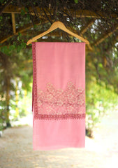 Pashmina Patch Work Shawl D - 34 - Pink