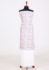 Lawn - Rubaaiyat - Chikankari 26 - Silk Dupatta - D#02 - L Pink