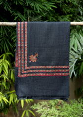 Pashmina Emb Palu Border Shawl D - 08 - Malaysia