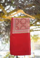 Pashmina Emboridered Shawl D - 177 - D RED