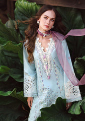 Lawn - Mushq - Hemline Secret Garden 26 - Beyond The Garden Gate - MHS#204 - Secret Blossom