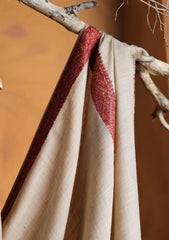 Pashmina Embroidered Border Shawl D#196 - Skin