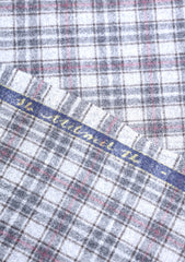 Ermenegildo Zegna Wool & Silk Fabric - R Grey