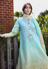 Lawn - Mushq - Solace 26 - Ombre Chikankari - MUNSS#202 - Ethereal Pause