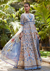 Lawn - Mina Hasan - Unstitched Chikankari 25 - Taara