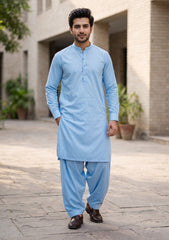 Elite Men Pima Super Latha - Sky Blue