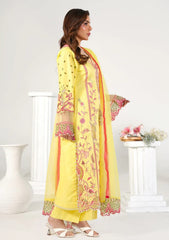Lawn - Abeer Rasheed - Laal - Luxury 26 - Yellow
