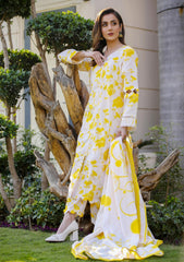 Lawn - Sidra Aleem - Print Series 25 - Yellow