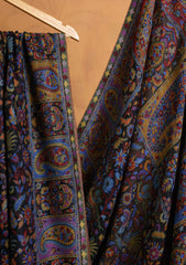 Pashmina Jamawar Shawl D#10 - Black 1