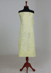 Formals - Riwaj - Fancy 26 - Ari & Mukesh Work - 2 Pcs - D#01 - L Yellow