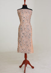 Formals - Riwaj - Fancy 26 - Chikankari & Mukesh - 2 Pcs - D#01 - D Peach