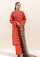 Lawn - Beechtree - Summer Unstitched - BT1S24U74 - Tangerine Fun