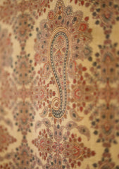 Digital Printed Wool Shawl D - 16 - Brown