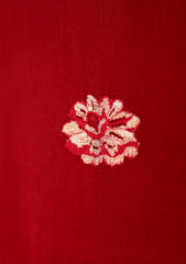 Pashmina Ari Work Jaaldar Shawl D - 01 - Maroon