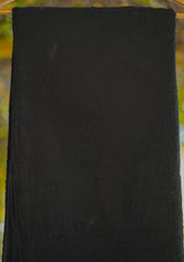 Lawn Chikankari Shawl D - 12 - Black