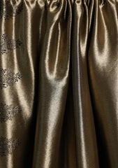 Silk Zari Jamawar Shawl D#43 - Black