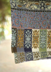 Pashmina Kaani Ari Work Shawl D - 05 - N Blue