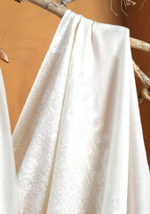 Pashmina Ari Work Jaaldar Shawl D#41 - Off White