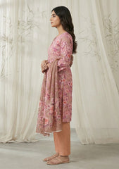 Lawn - Rubaaiyat - Digital Printed 26 - 2 By 2 - D#14 - T Pink