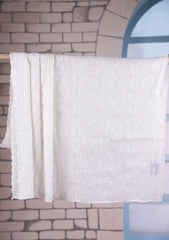 Embroidered Lawn Summer Shawl D#54 - White