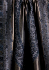 Pashmina Zari Jamawar Shawl D#17 - B Grey