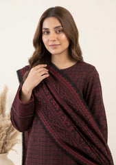 Winter - Rubaaiyat - Bana Dora Linen 26 - D#21 - Maroon & Black