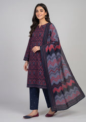 Winter - Rubaaiyat - Bana Dora Linen 26 - D#23 - Red & Black