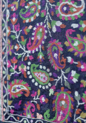 Pashmina Kani Jamawer Shawl D - 145 - N Blue