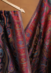 Silk Zari Jamawar Shawl D#42 - Multi