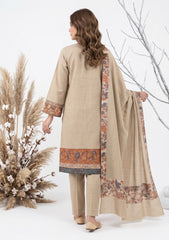 Winter - Riwaj - Pashmina Jamawar Patch Work Suit - D#06 - Skin