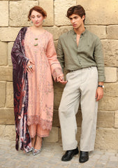 Winter - Rang Rasiya - Carnation 25 - Luxury Shawl Edit - CWD#03 - Latte