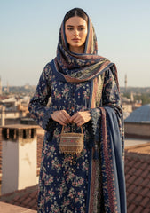 Winter - Riwaj - Printed Marina - 3 Pcs - Wool Shawl 25 - D#83