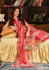 Lawn - Maryam Hussain - Luxury 26 - Crimson